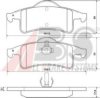 JEEP 5011970AA Brake Pad Set, disc brake